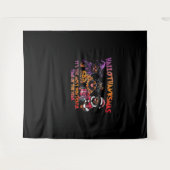 Tenture Rottweiler Halloween Thanksgiving Noël Classi (Devant (Horizontal))