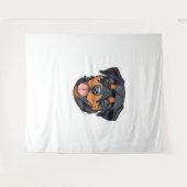 Tenture Rottweiler Romp des chiots aux partenaires paw-som (Devant (Horizontal))