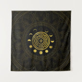 Tenture Roue de l'Hécate et des Lunes (Devant (Horizontal))