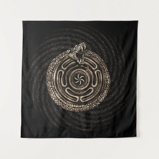 Tenture Roue Hécate avec nos ouroboros (Devant)