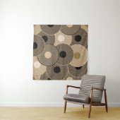 Tenture Roues Arc Noir Or : Abstraites (En situation)