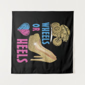 Tenture Roues ou talons votre maman vous aime révélation d (Devant (Horizontal))