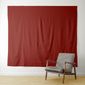 Tenture Rouge grange (couleur solide) (En situation (horizontale))