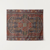 Tenture Rouge rouille orange perse brûlée  (Devant (Horizontal))