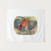 Tenture Rouges Bleus Américains (Devant (Horizontal))