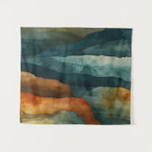 Tenture Rouille et Turquoise (Devant (Horizontal))