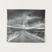Tenture Route en tempête de pluie (Devant (Horizontal))