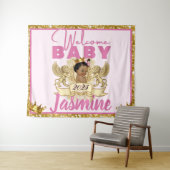 Tenture Royal African Princess Rose|Fond de toile de fond (En situation (horizontale))