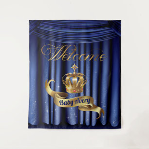 Tenture Royal Prince Welcome Baby Baby shower