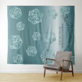 Tenture RPG Luxe | Aqua Imaginaire Tabletop Gamer Photo Bo (En situation (horizontale))