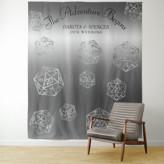 Tenture RPG Luxe | Imaginaire Retro Tabletop Gamer Arrière (En situation)