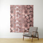 Tenture RPG Luxe | Photomaton de dés Mauve Fantasy (En situation)