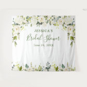 Tenture Ruban Adhesif Élégant pour Mariage avec Eucalyptus (Devant (Horizontal))