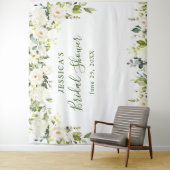 Tenture Ruban Adhesif Élégant pour Mariage avec Eucalyptus (En situation)