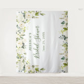 Tenture Ruban Adhesif Élégant pour Mariage avec Eucalyptus (Devant)