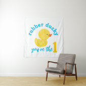 Tenture Rubber Ducky Vous êtes le premier anniversaire Con (En situation)