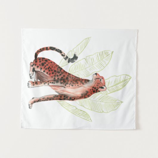 Tenture Ruby Runner Leopard (Devant (Horizontal))