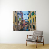 Tenture Rue à Venise avec lave-linge Italie (En situation (horizontale))