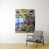 Tenture Rue à Venise avec lave-linge Italie (En situation)