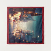 Tenture Rue Christmas City 2 (Devant (Horizontal))