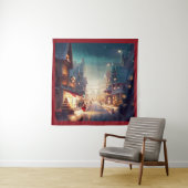 Tenture Rue Christmas City 2 (En situation)