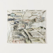 Tenture Rue Damiette, Rouen (vers 1884) par Camille Pissar (Devant (Horizontal))