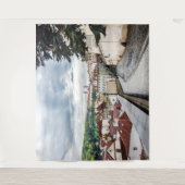 Tenture Rue du centre de Prague (Devant)