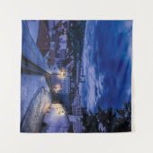 Tenture Rue du soir à Prague (Devant (Horizontal))