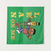 Tenture Rue Sésame | Bert & Ernie Lean sur moi (Devant (Horizontal))
