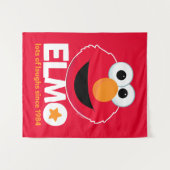 Tenture Rue Sésame | Elmo Beaucoup de rires depuis 1984 (Devant (Horizontal))