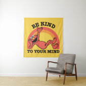 Tenture Rue Sésame | Elmo Soyez gentil avec votre esprit (En situation)