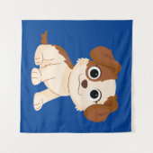 Tenture Rue Sésame | Elmo's Puppy Tango (Devant (Horizontal))