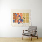 Tenture Rue Sésame | Exécution de Grover (En situation (horizontale))