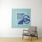 Tenture Rue Sésame | Rire à travers la journée (En situation)