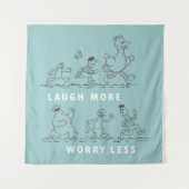 Tenture Rue Sésame | Rire Plus S'Inquiéter Moins (Devant)