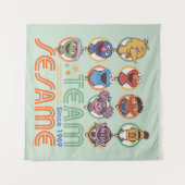 Tenture Rue Sésame | Team Sesame depuis 1969 (Devant (Horizontal))