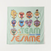 Tenture Rue Sésame | Team Sesame depuis 1969 (Devant)