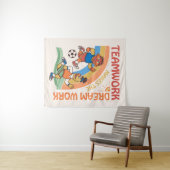 Tenture Rue Sésame | Travail d'équipe Ernie & Bert (En situation (horizontale))