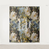 Tenture Rustic Blooms des cadeaux de retraite personnalisé (Devant)