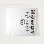 Tenture Rustic Chic Floral Howdy M. et Mme Contexte photo (Devant (Horizontal))