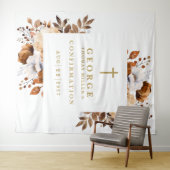 Tenture Rustic Fall Botanical Confirmation Photo Contexte (En situation (horizontale))