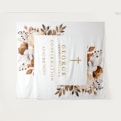 Tenture Rustic Fall Botanical Confirmation Photo Contexte (Devant (Horizontal))