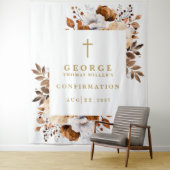Tenture Rustic Fall Botanical Confirmation Photo Contexte (En situation)