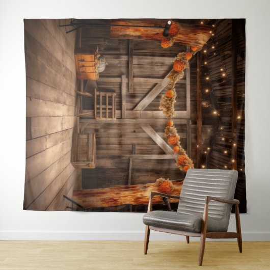 Tenture Rustic Fall Grange Hanging (En situation (horizontale))
