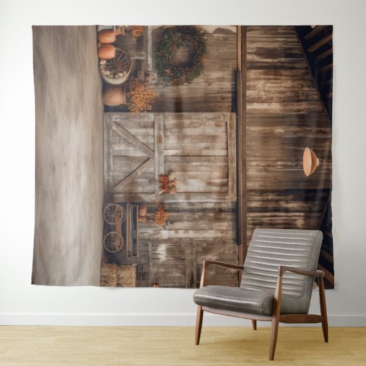 Tenture Rustic Fall Grange Hanging (En situation (horizontale))
