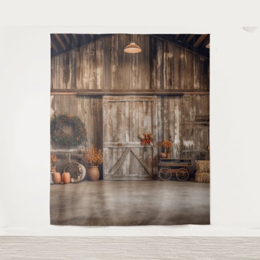 Tenture Rustic Fall Grange Hanging (Devant)