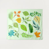 Tenture Rustic Falling Feuilles - FarmHouse Jardin botaniq (Devant (Horizontal))