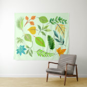 Tenture Rustic Falling Feuilles - FarmHouse Jardin botaniq (En situation (horizontale))