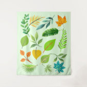 Tenture Rustic Falling Feuilles - FarmHouse Jardin botaniq (Devant)