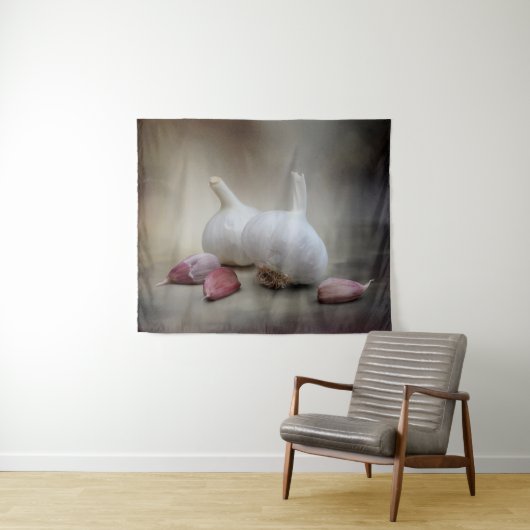 Tenture Rustic Farmhouse Cuisine Garlic Alimentation Photo (En situation (horizontale))